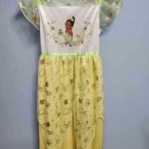 Disney Princess Dress in Green and Gold